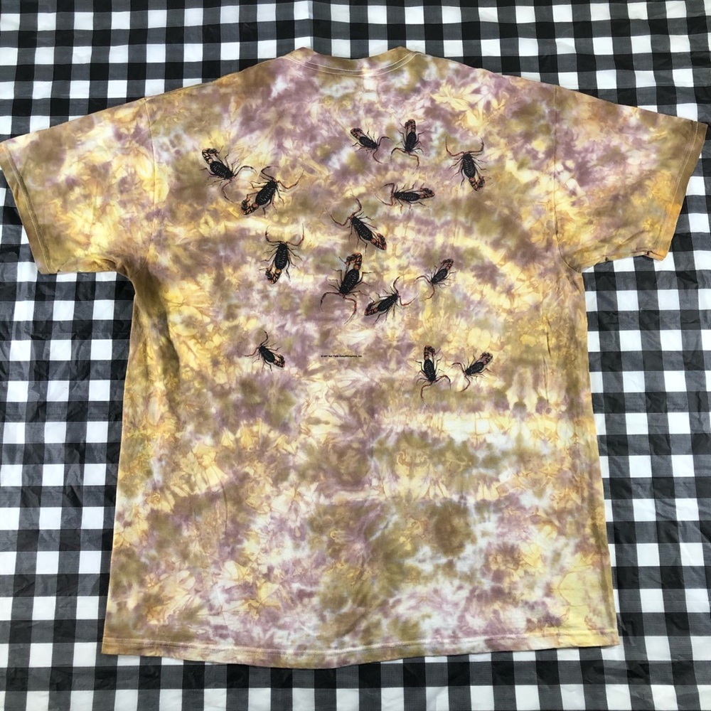 Scorpions 1997 Not Fade Away Liquid Blue Tie Dye - Picture 1 of 8
